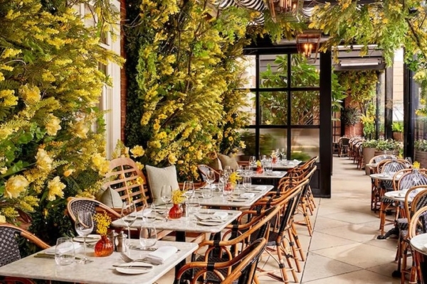 The Dalloway Terrace restaurant, Bloomsbury