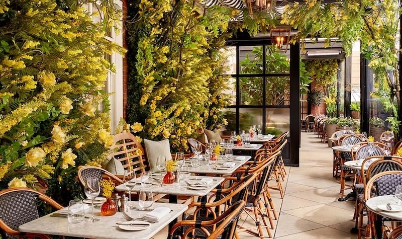 The Dalloway Terrace restaurant, Bloomsbury